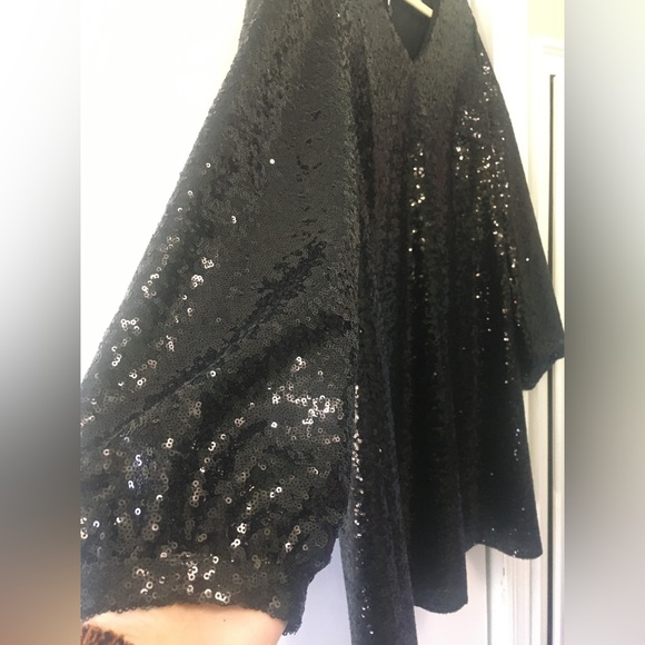 Tyler Böe Porter Black Sequin Dress X-Large XL - Picture 5 of 16